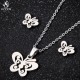 Wholesale Ladies Gold Butterfly Jewelry Set Wholesale Ladies Gold Butterfly Jewelry Set